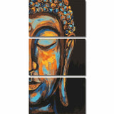 Malen nach Zahlen Schlafender Buddha Tradition - 3-teilig (Triptychon)