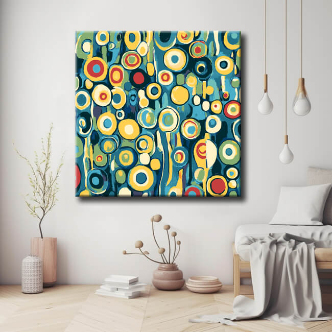 Painting by Numbers Modern Art Circles