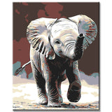 Grind after the elephants baby