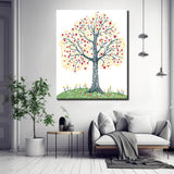 Malen nach Zahlen baum fruhjahr