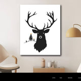 Paint by Numbers Deer Merry Christmas