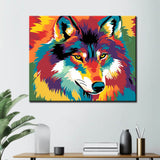 Painting by Numbers Wolf Portrait Animals Animal Art
