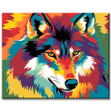 Painting by Numbers Wolf Portrait Animals Animal Art