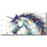 Malen nach Zahlen Einhorn Tiere Moderne TierKunst Malerei