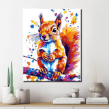 Malen nach Zahlen Eichhörnchen Moderne TierKunst