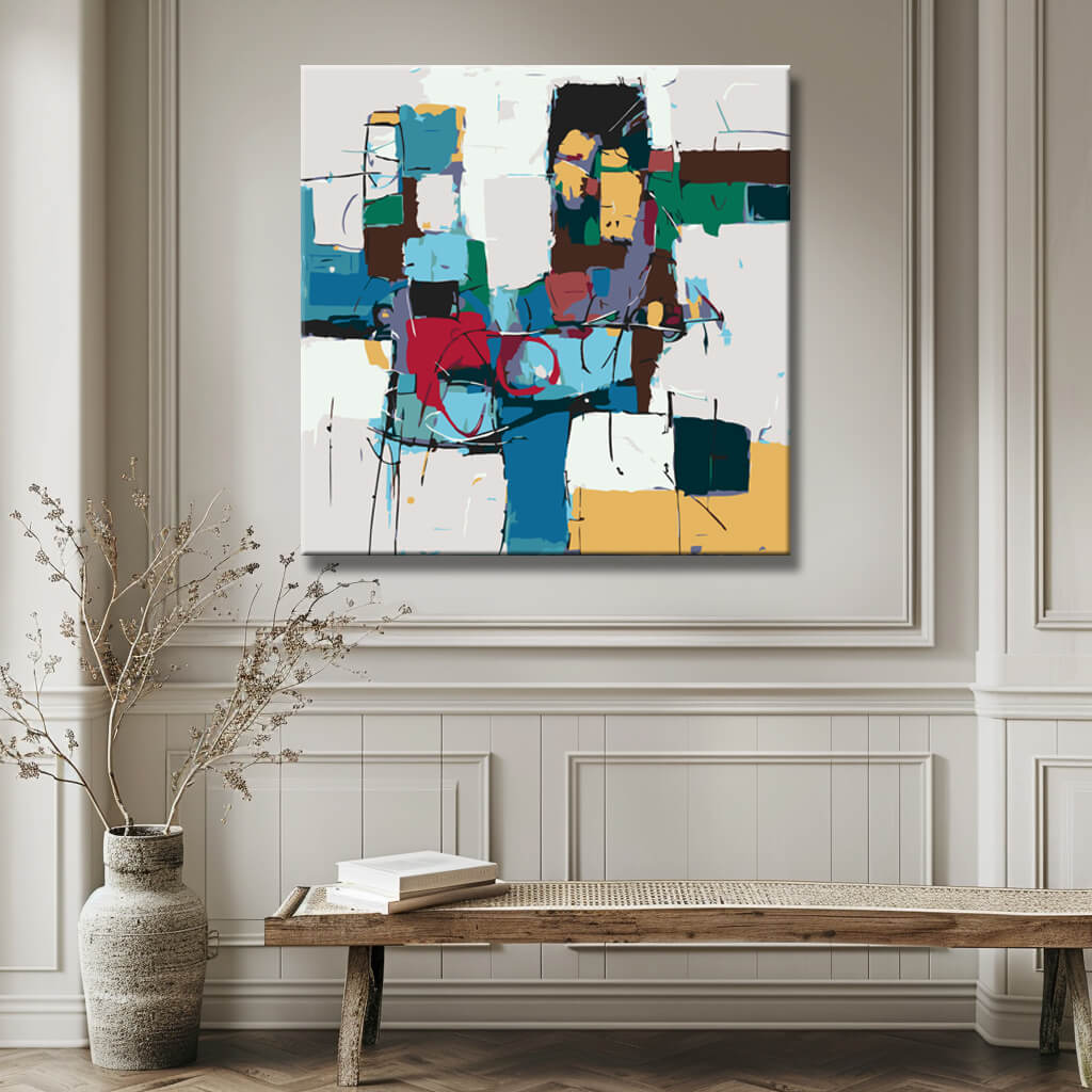 Painting by Numbers Abstract Art Coexistence II