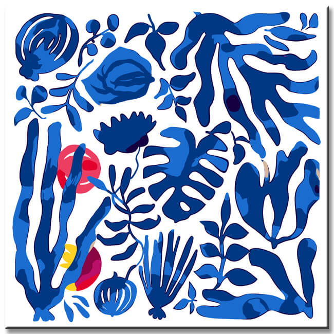 Malen nach Zahlen Hommage an Matisse I