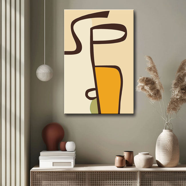 Malen nach Zahlen Kunst Minimalismus Abstrakte Formen