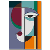Malen nach Zahlen Kunst Geometische Abstrakte Figuren II