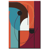 Malen nach Zahlen Art Geometric Abstract Figures III