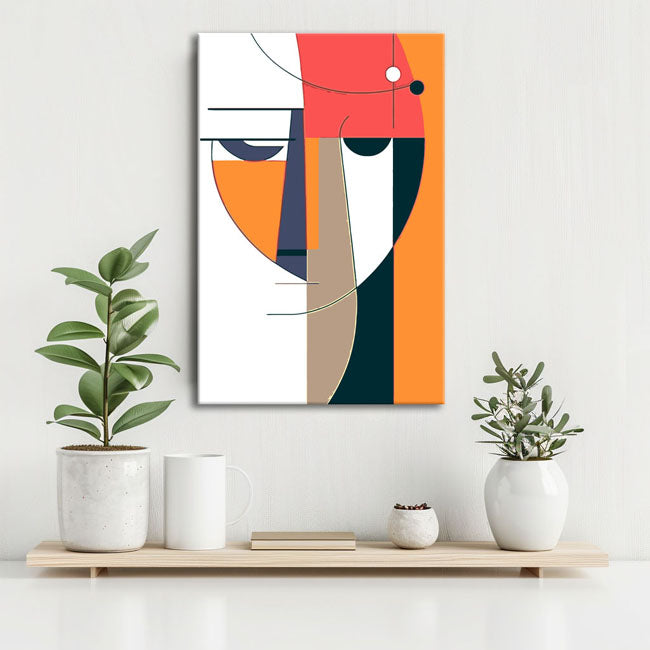 Malen nach Zahlen Kunst Geometische Abstrakte Figuren IV