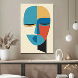 Malen nach Zahlen Kunst Geometische Abstrakte Figuren V