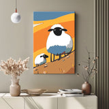 Malen nach Zahlen Kunst Landschaft Schafe Figur