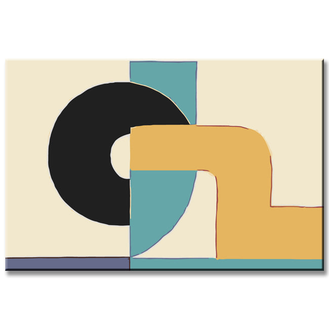 Malen nach Zahlen Kunst Minimalismus Bogen Kugel