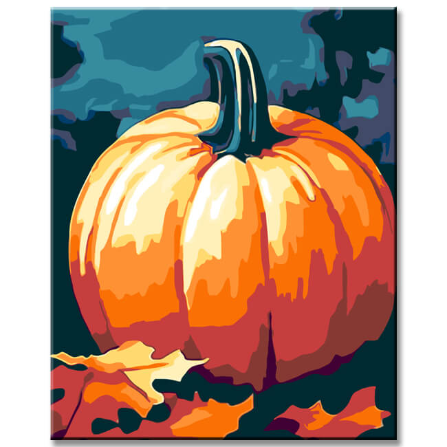 Painting by Numbers Pumpkin Time Shipping from DE