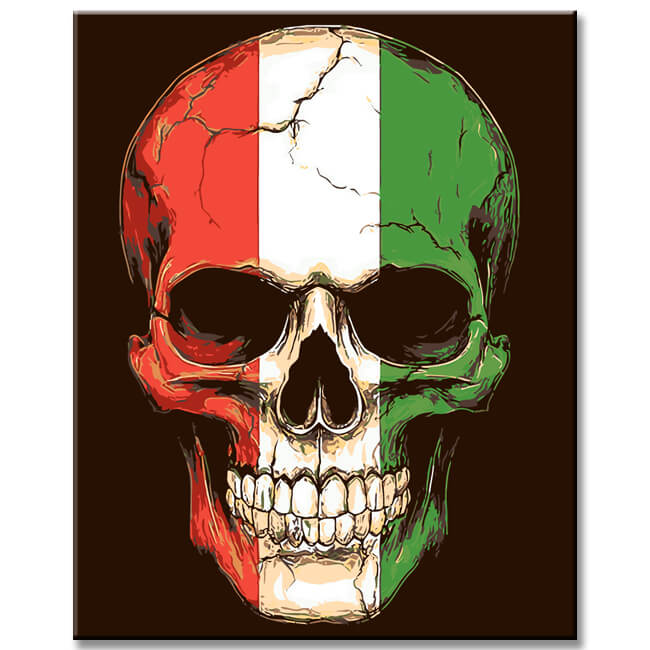 Grind after Zahlen Totenkopf - Italian Versand from DE