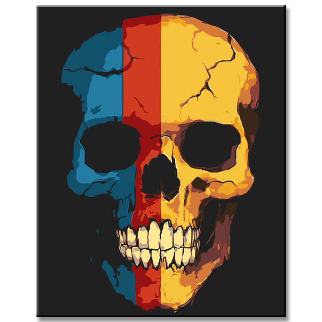 Paint by Numbers Skull - Romania