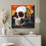 Malen nach Zahlen Totenkopf - Mexico