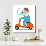 Grind after the ride of the elephant on the roller