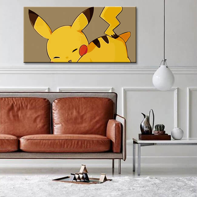 Malen nach Zahlen Pokémon-Wandkunst Versand aus DE