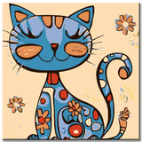 Malen nach Zahlen Bunte Katzen