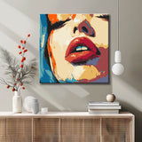 DE-SmartArt-template-Malen nach Zahlen Abstrakte Kunst Frau mit den roten Lippen (Copy)