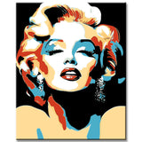 Malen nach Zahlen Marilyn Monroe Porträt Versand from DE