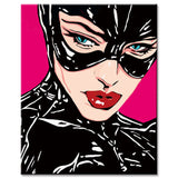 Malen nach Zahlen Catwoman-Pop-Art I Versand aus DE