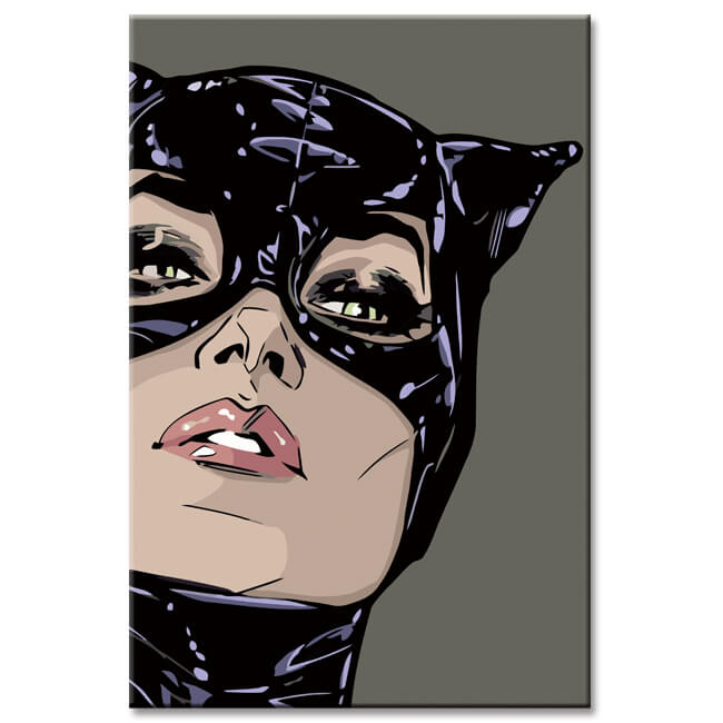 Malen nach Zahlen Catwoman Illustration Versand aus DE