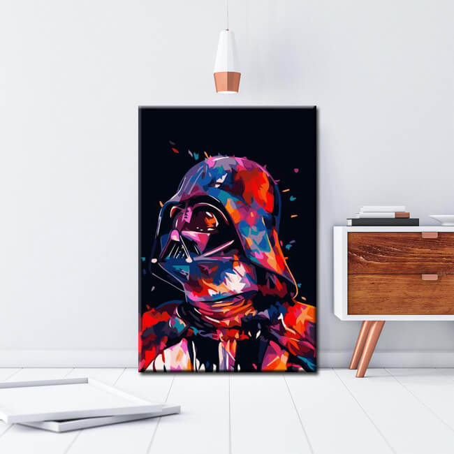 Malen nach Zahlen Star Wars Aquarell Versand aus DE