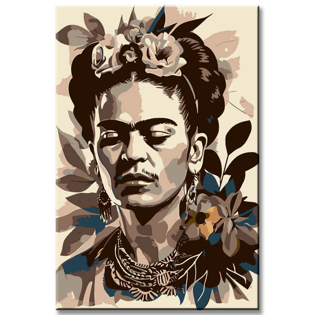 Malen nach Zahlen Frida Kahlo Portrait Versand aus DE