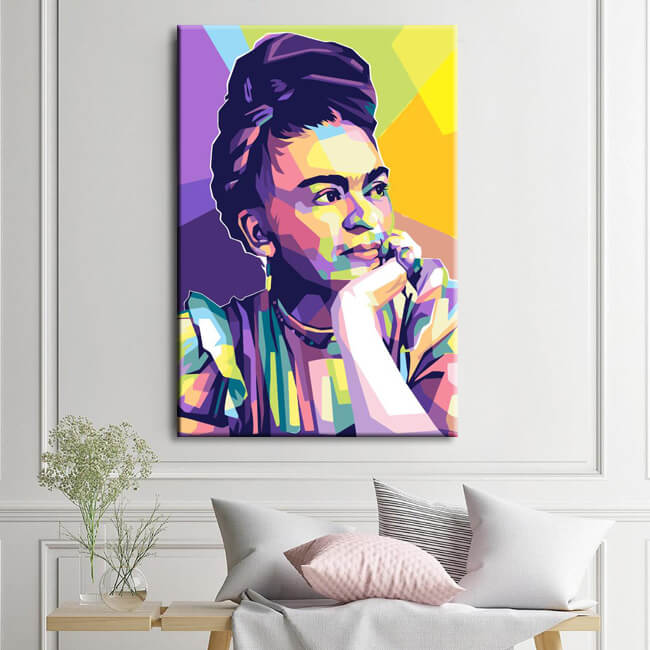 Malen nach Zahlen Frida Kahlo Pop Art