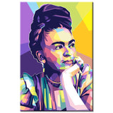 Malen nach Zahlen Frida Kahlo Pop Art