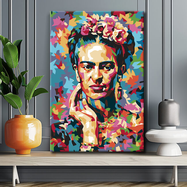 Malen nach Zahlen Frida Kahlo Pop Art Versand aus DE