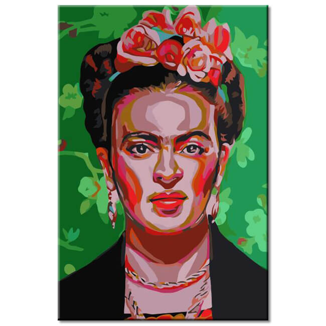 Malen nach Zahlen Frida Kahlo Porträt Kunst Versand aus DE