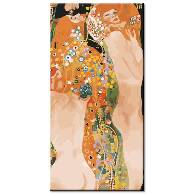 Malen nach Zahlen Gustav Klimt Seeschlangen Versand aus DE