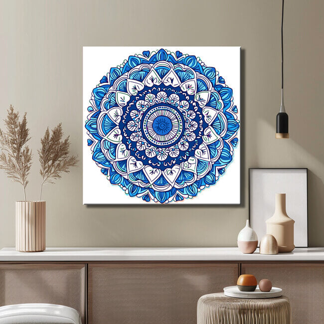 Malen nach Zahlen Rundes Mandala