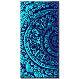 Malen nach Zahlen Blaue Mandala Kunst