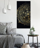 Malen nach Zahlen Goldene Mandala Kunst