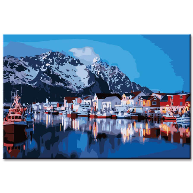 Malen nach Zahlen Norwegen Lofoten