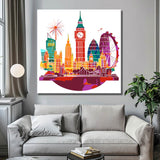 Malen nach Zahlen Weltstadt Skylines - London