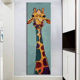 Malen nach Zahlen Kunst Malerei Giraffe Panorama