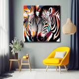Painting by Numbers Colorful Zebra Families Shipping from DE