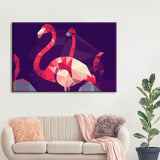 Malen nach Zahlen Polygon Art Flamingo Versand aus DE