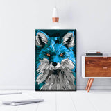 Malen nach Zahlen Blauer Wolf Tier Kunst Versand aus DE