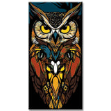Malen nach Zahlen Eulen Totem
