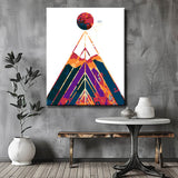 Malen nach Zahlen Kunst Tipi Berg II