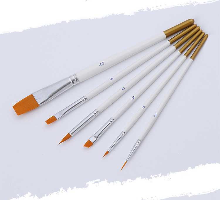 Malen nach Zahlen Pinsel Set 6