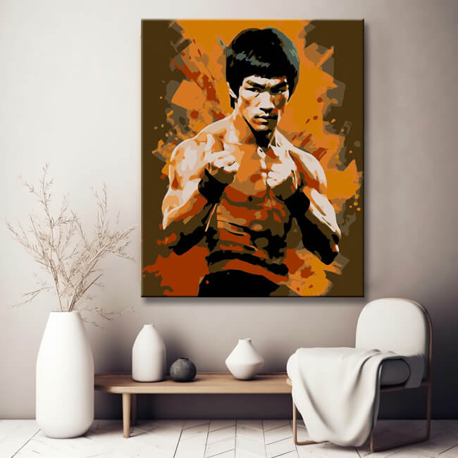 Bruce Lee - Malen nach Zahlen