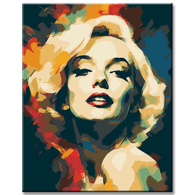 Pop-Art Kunst Ikonen als Bilderwand  Farbenfrohe und Lebendige LeinwandBilder, 6-teilig
